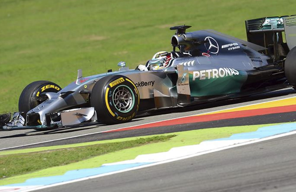 El piloto británico del equipo Mercedes AMG Petronas de Fórmula Uno, Lewis Hamilton. Foto: EFE