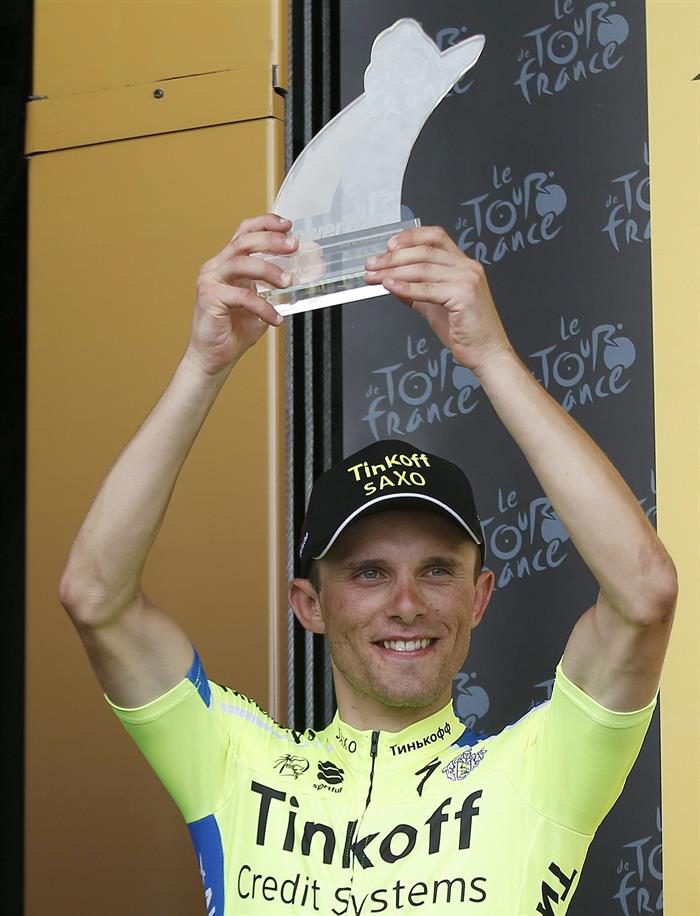 Así se vivió la décimo cuarta etapa del Tour de Francia. Foto: EFE