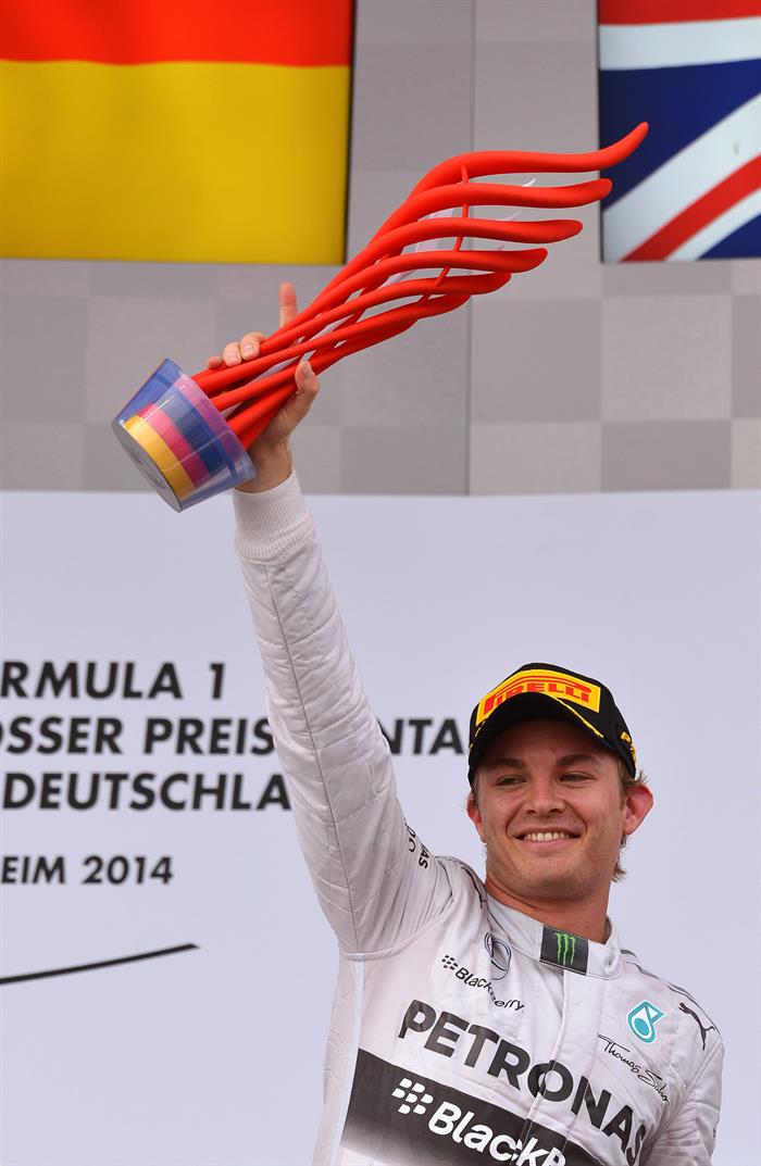 Así fue el Gran Premio de Alemania en el circuito de Hockenheim. Foto: EFE