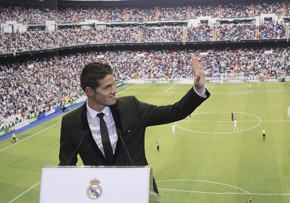 Real Madrid sigue abierto al mercado a pesar de la llegada de James Rodríguez. Foto: EFE