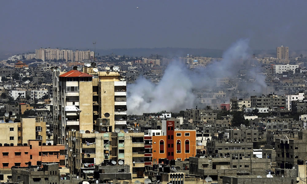 Ofensiva Israelí sobre Gaza. Foto: EFE