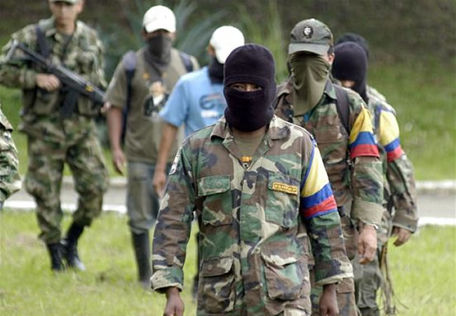 Guerrillas de las FARC. Archivo. Foto: EFE