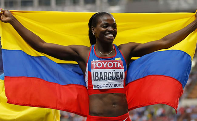 La atleta colombiana Catherine Ibargüen. Foto: EFE