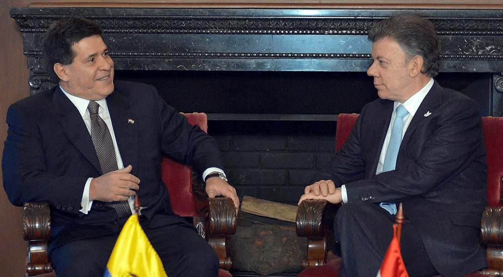 Presidente de Colombia, Juan Manuel Santos. Foto: EFE