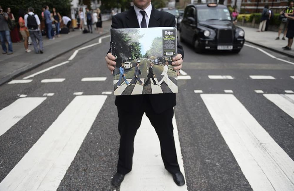 Aniversario 45 de la emblemática foto de The Beatles en Abbey Road. Foto: EFE