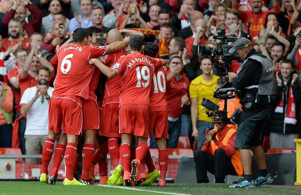 Liverpool y City protagonizan el primer duelo de altura de la Premier. Foto: EFE
