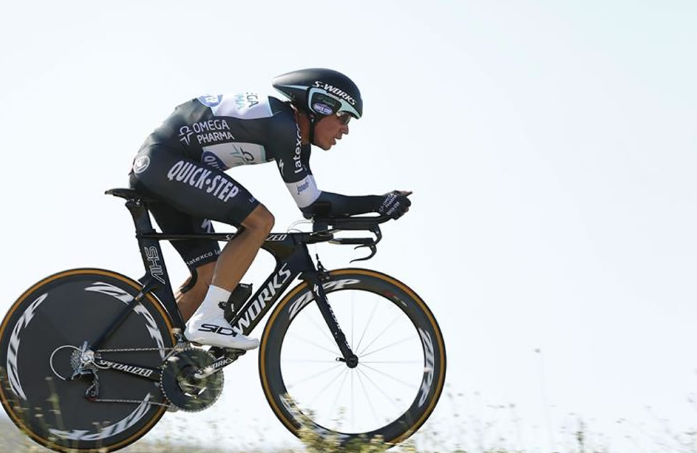 Rigoberto Urán abandona la Vuelta 2014. Foto: EFE