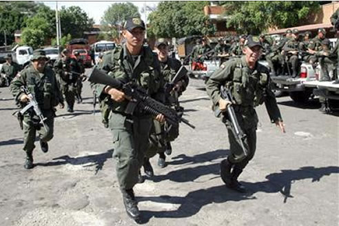 Policía colombiana. Foto: EFE