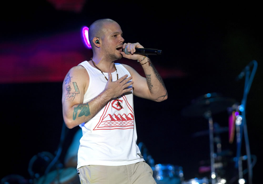 René Pérez, alias Residente, vocalista de la banda puertorriqueña Calle 13. Foto: EFE
