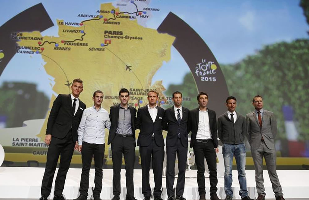 Etapas del Tour de Francia de 2015. Foto: EFE