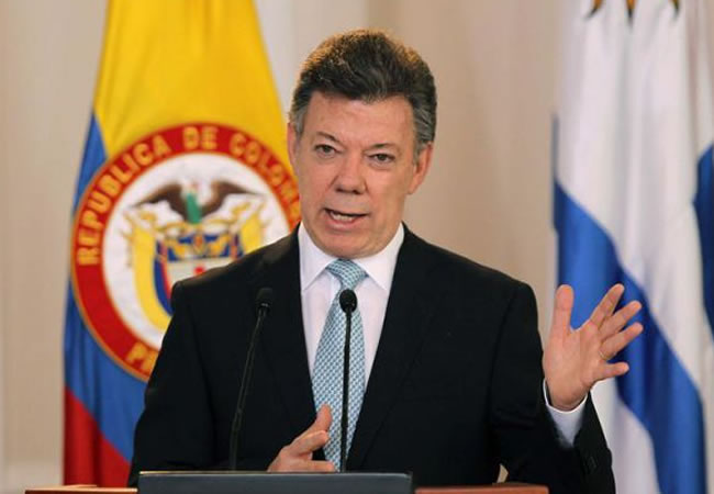 Presidente Juan Manuel Santos. Foto: EFE