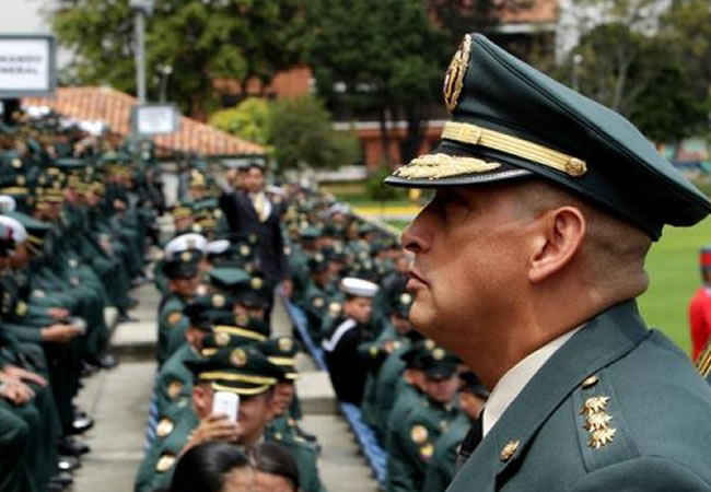 El comandante del Ejército Nacional de Colombia, el mayor general Jaime Alfonso Lasprilla Villamizar. Foto: EFE