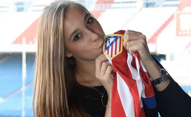 Nicole Regnier nueva jugadora del Atlético de Madrid. Foto: Twitter