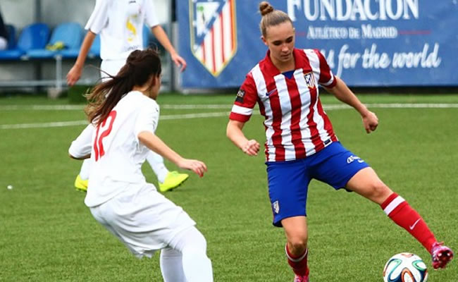 Así fue el debut de Nicole Regnier con el Atlético de Madrid. Foto: Facebook