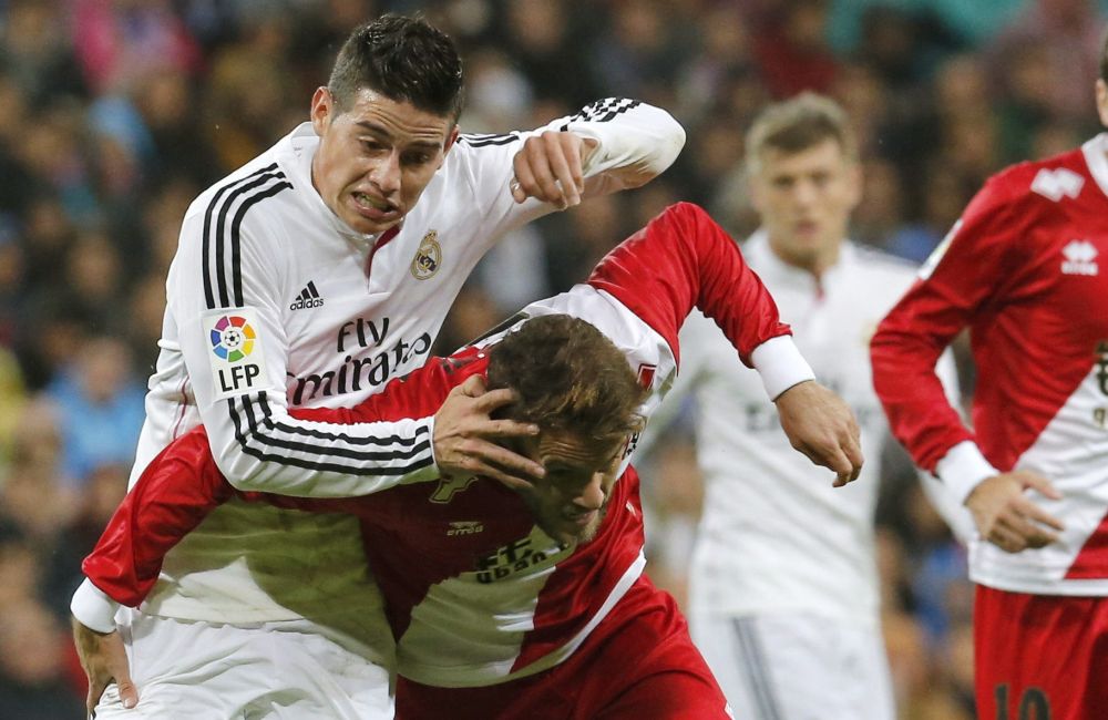 James Rodríguez sigue aportando en el ataque del Real Madrid. Foto: EFE