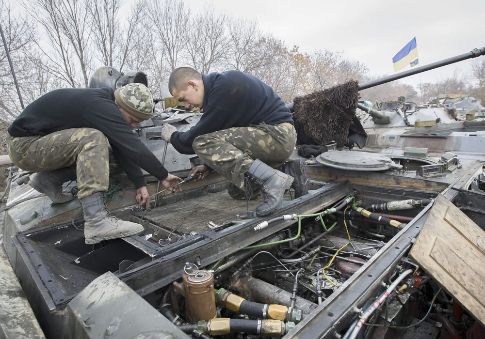 Se intensifican combates entre separatistas y el Ejército en el este de Kiev. Foto: EFE