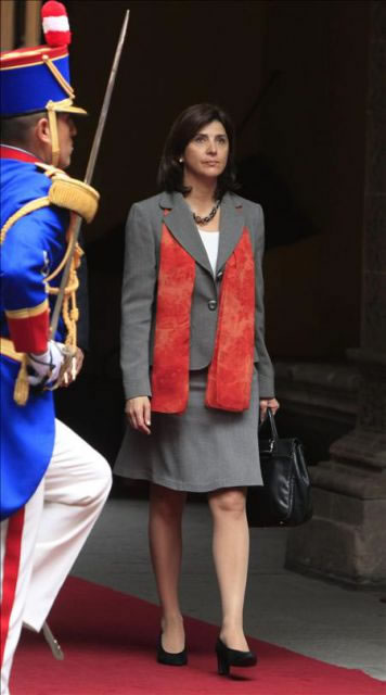 La ministra colombiana de Relaciones Exteriores, María Ángela Holguín. Foto: EFE