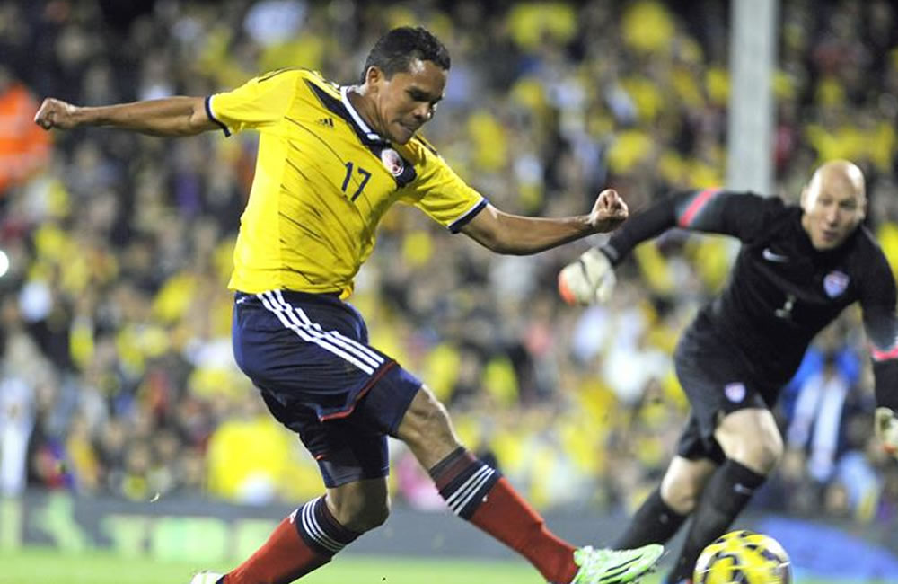 El jugador colombiano Carlos Bacca. Foto: EFE