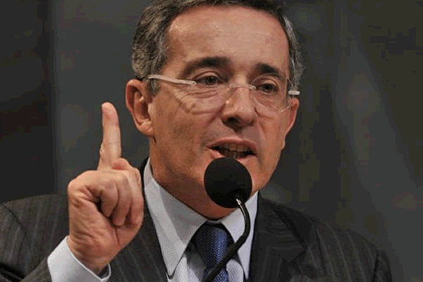 El senador Álvaro Uribe. Foto: EFE