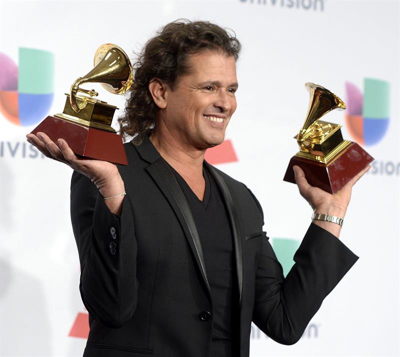 Carlos Vives, premios Grammy Latino 2014. Foto: EFE