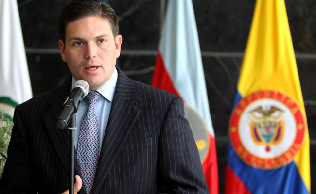 El ministro de Defensa de Colombia, Juan Carlos Pinzón. Foto: EFE