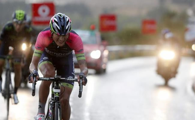 El ciclista colombiano  Winner Anacona. Foto: EFE