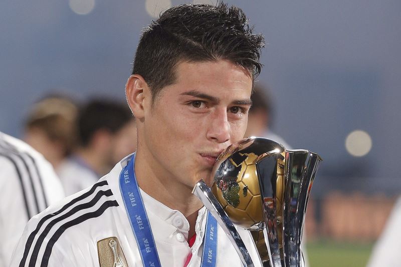 James Rodríguez ganó el Mundial de Clubes con el Real Madrid tras vencer a San Lorenzo en la final. Foto: EFE
