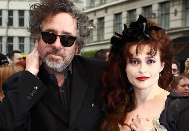 Tim Burton y Helena Bonham Carter. Foto: EFE
