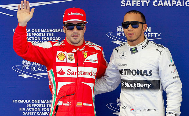 Para Mercedes, si Hamilton no renueva, Alonso es "primera alternativa". Foto: EFE