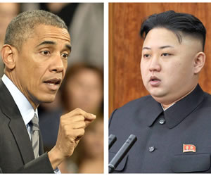 Obama responde a Corea del Norte con nuevas sanciones tras ciberataque a Sony. Foto: EFE
