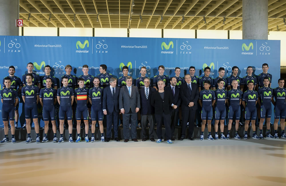 Movistar se presenta como candidato natural al Tour de Francia. Foto: EFE