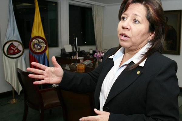 Exjefa de inteligencia colombiana María del Pilar Hurtado. Foto: EFE