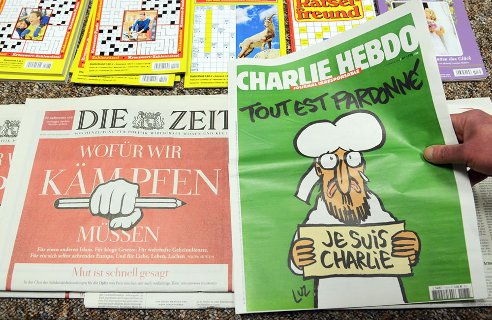 El semanario "Charlie Hebdo" amplía su tirada a 7 millones de ejemplares. Foto: EFE