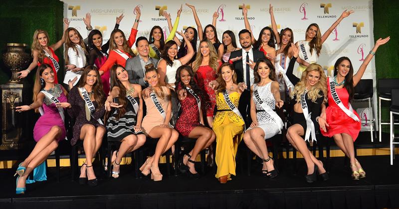 Las concursantes a Miss Universo. Foto: EFE