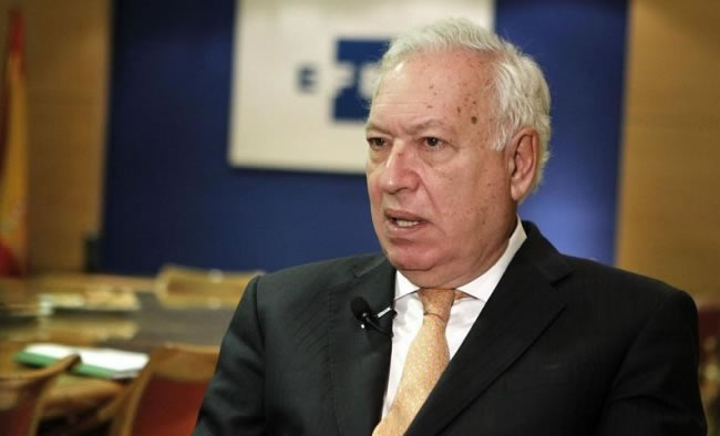 Ministro español de Exteriores, José Manuel García-Margallo. Foto: EFE
