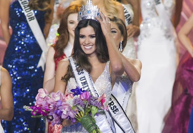 Paulina Vega, Miss Universo. Foto: EFE