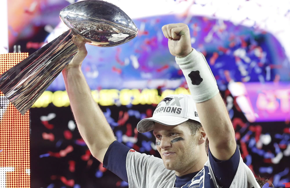 Brady, la estrella, y Butler, el héroe, consagraron a los Patriots. Foto: EFE