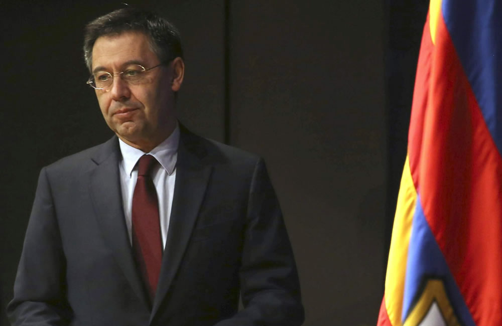 El presidente del FC Barcelona, Josep María Bartomeu. Foto: EFE