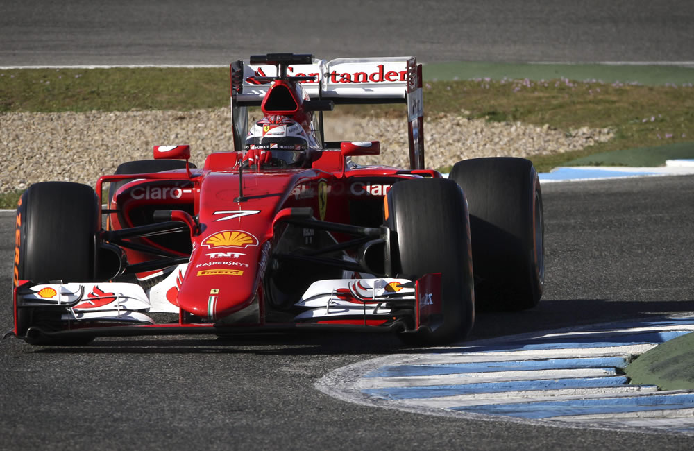 El piloto finlandés de la escudería Ferrari, Kimi Raikkonen. Foto: EFE