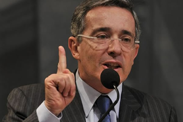 Expresidente Álvaro Uribe Vélez. Foto: EFE