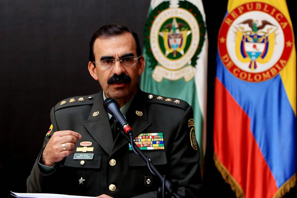 El director de la Policía, general Rodolfo Palomino. Foto: EFE