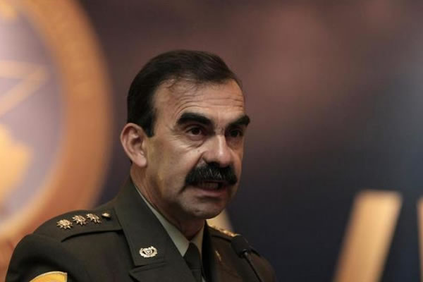 Director de la Policía, general Rodolfo Palomino. Foto: EFE