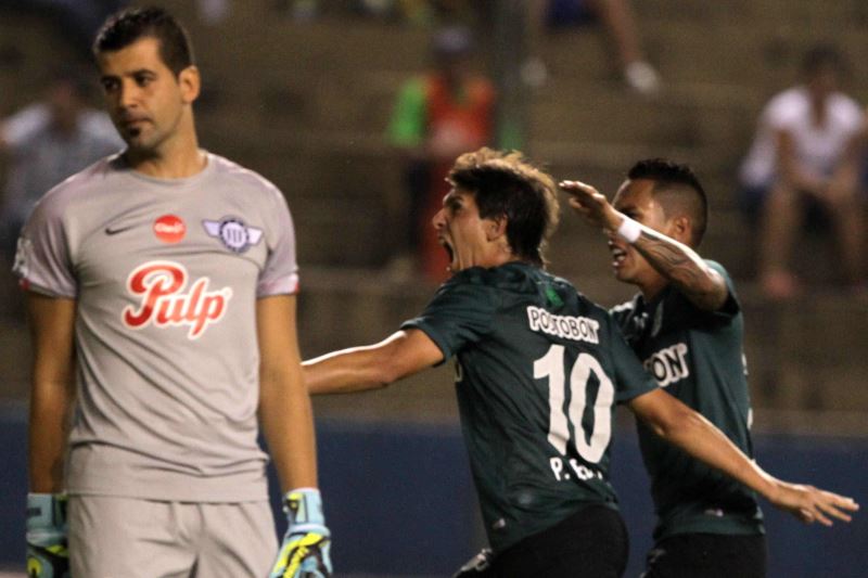 Atlético Nacional empató 2-2 con Libertad en Paraguay. Foto: EFE