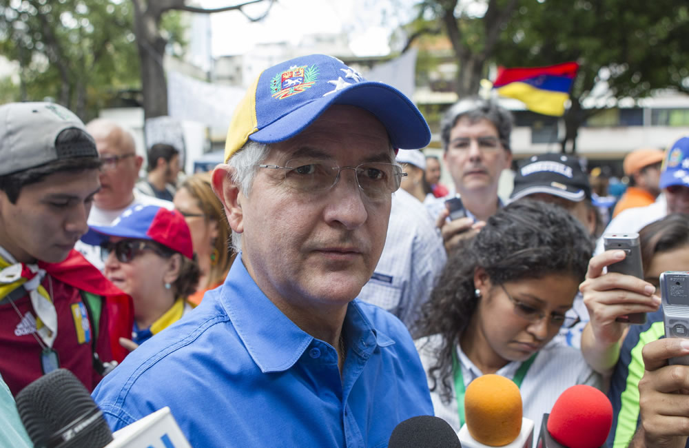 El alcalde metropolitano de Caracas, Antonio Ledezma. Foto: EFE