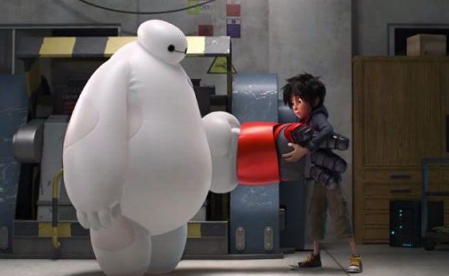 "Big Hero 6", Óscar a la mejor película de animación con sus historias Marvel. Foto: Twitter