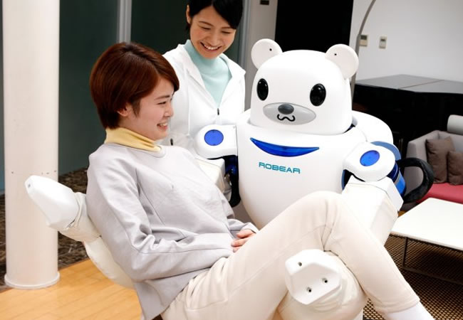 Crean un "oso-robot" para personas con movilidad reducida. Foto: EFE