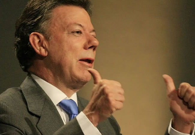 Presidente colombiano, Juan Manuel Santos. Foto: EFE