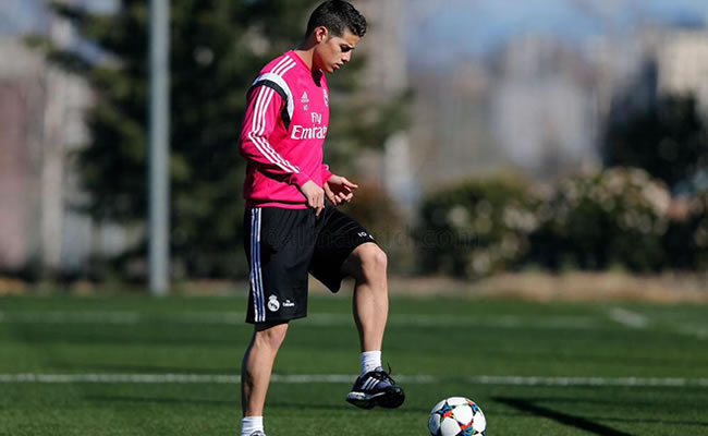 James Rodríguez regresó a los entrenamientos. Foto: Instagram