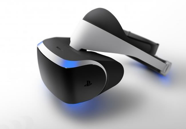 Casco de realidad virtual de Sony, Project Morpheus. Foto: EFE