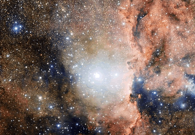 Imagen del cúmulo abierto NGC 6193. ESO. Foto: EFE